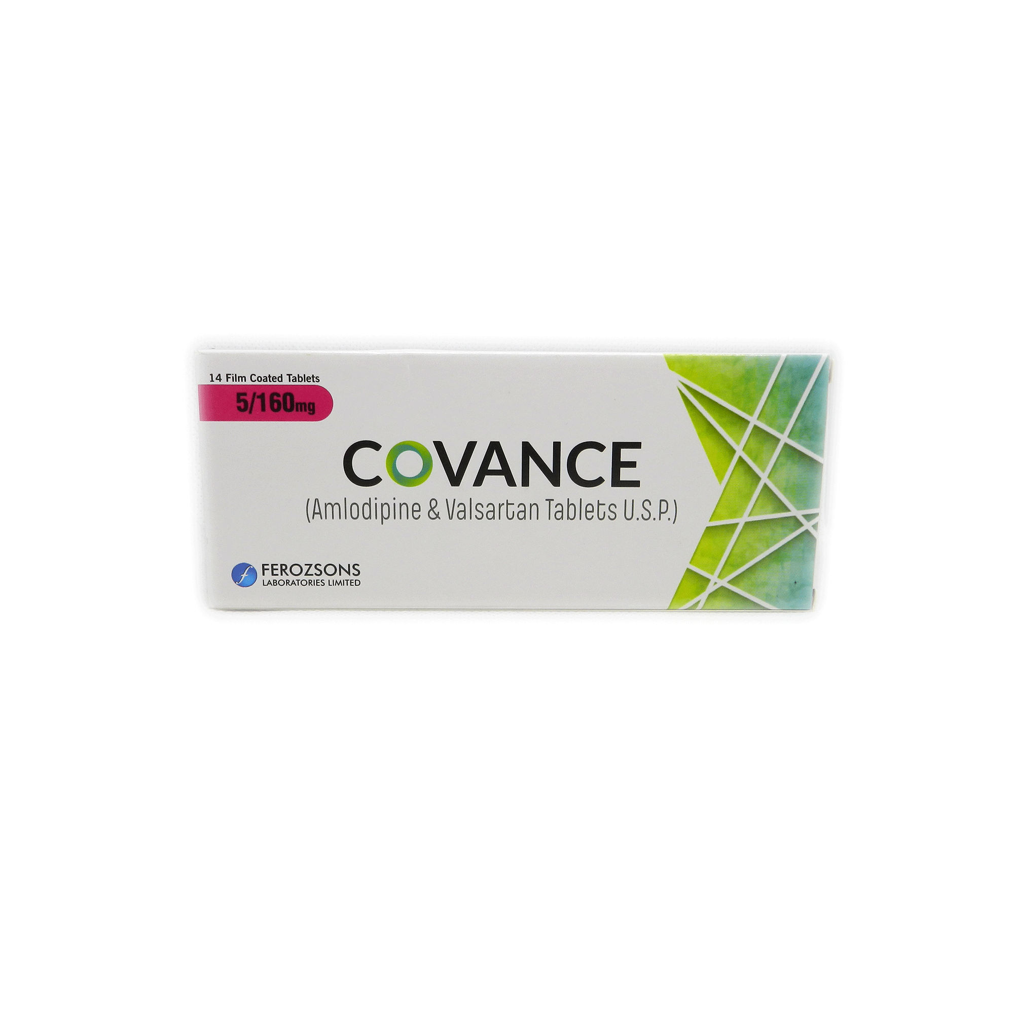Covance tablet 5/160 mg 14’s