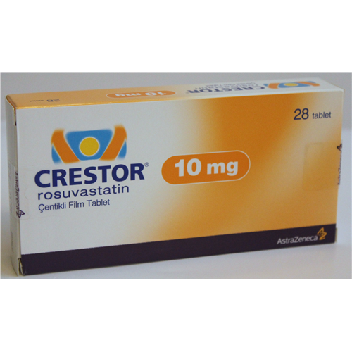 Crestor 10mg 28 Tablets (Rosuvastatin) imported