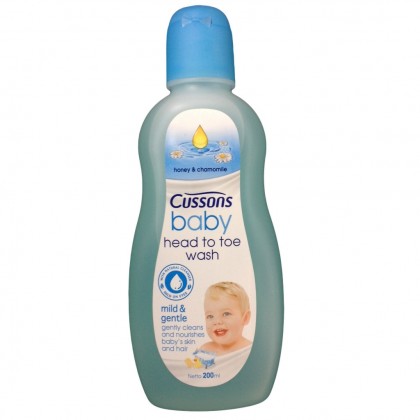Cussons Baby Head To Toe Wash Mild & Gentle 200ml