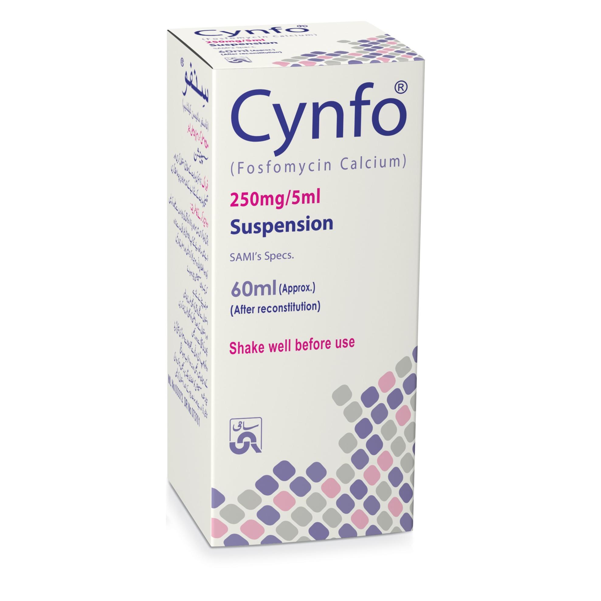 Cynfo suspension 250 mg 60 mL