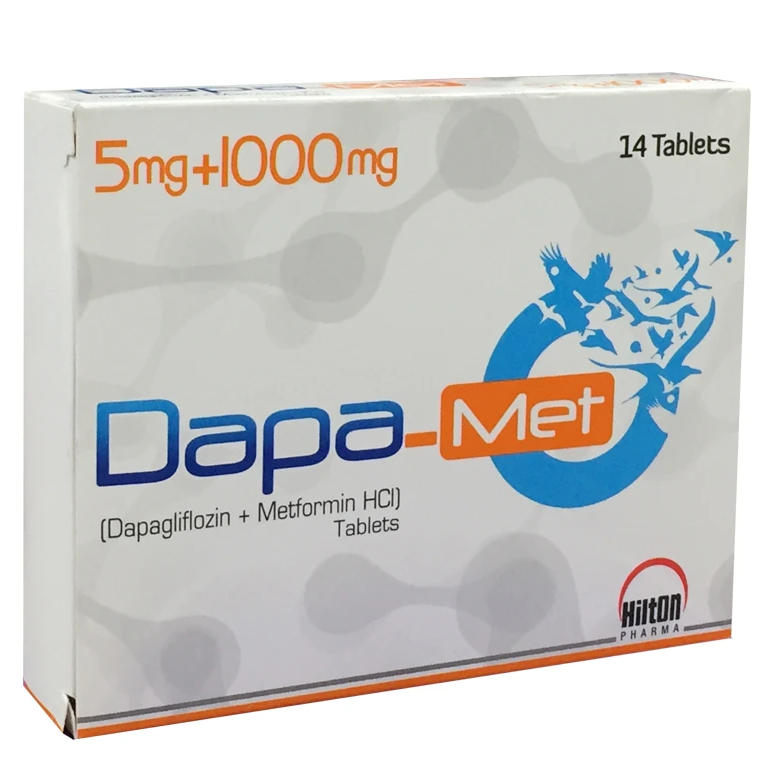 DAPA-MET 5/1000MG 14S
