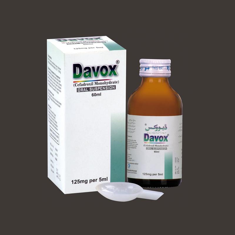 Davox suspension 125 mg 60 mL