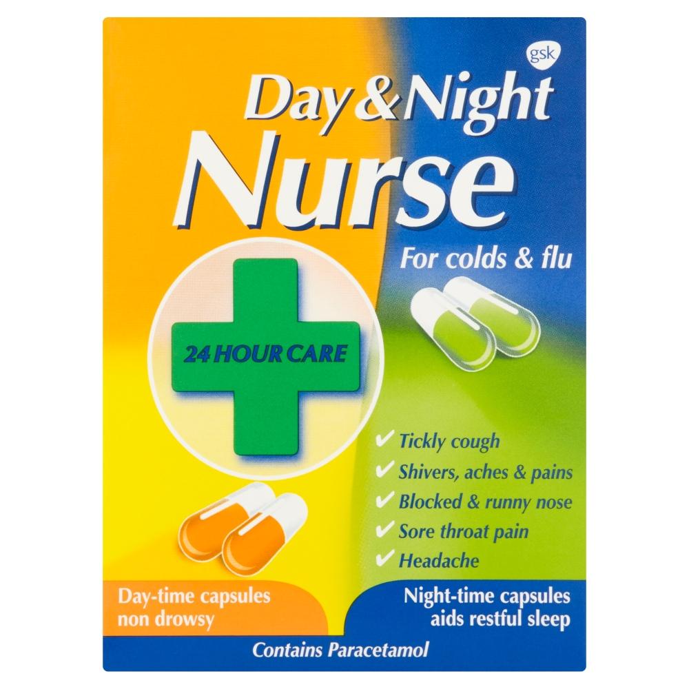 Day and night nurse capsule for cold and flu ^