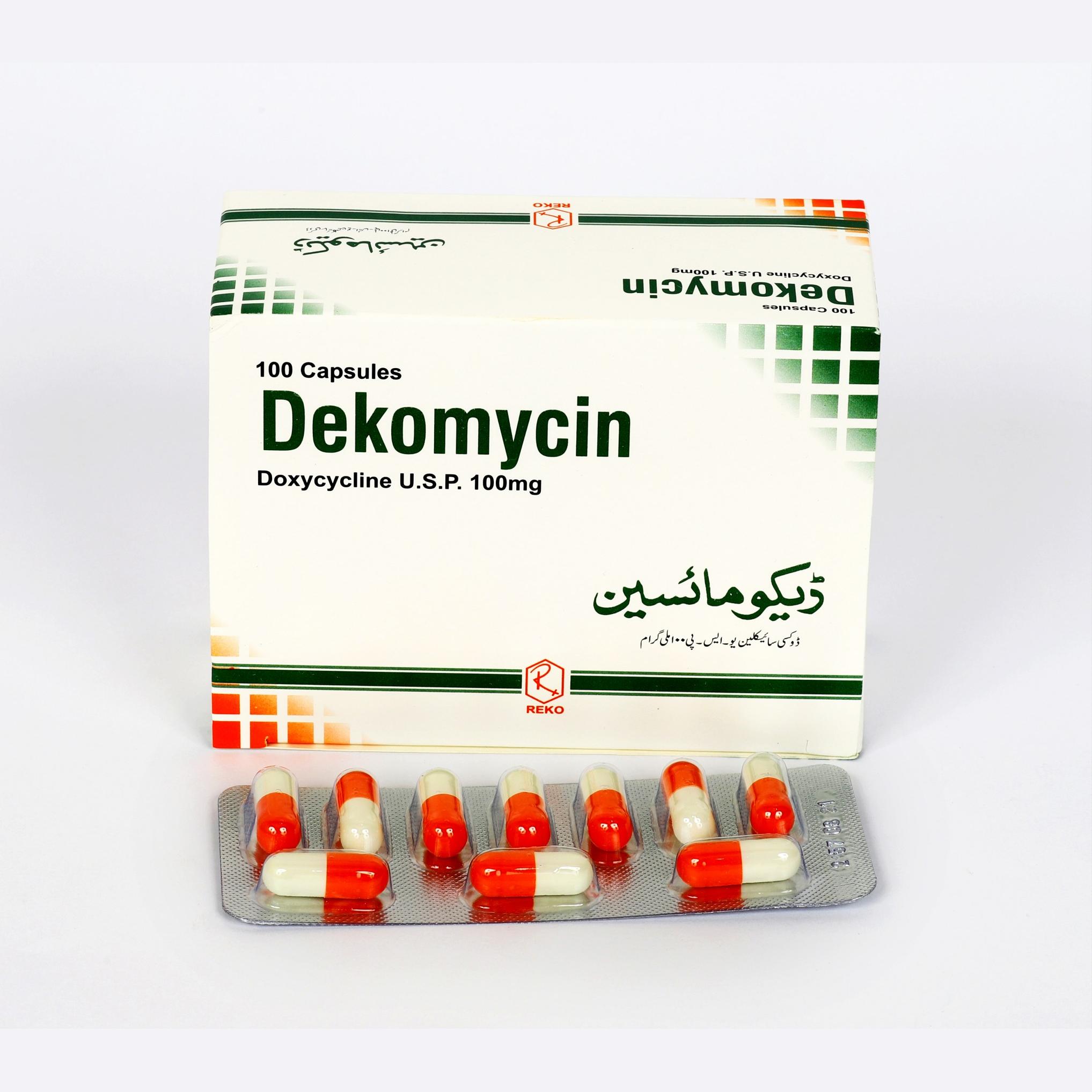 Dekomycin capsule 100 mg 10×10’s