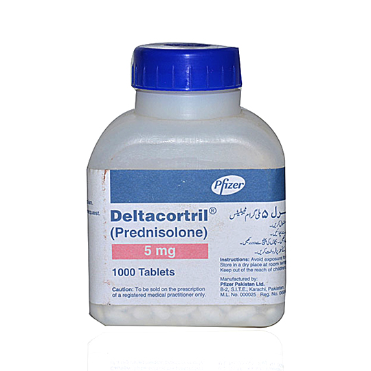 Deltacortril tablet 5 mg 1000’s
