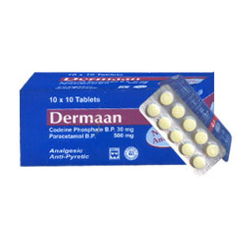 DERMAAN 500mg Tablet 10x10s