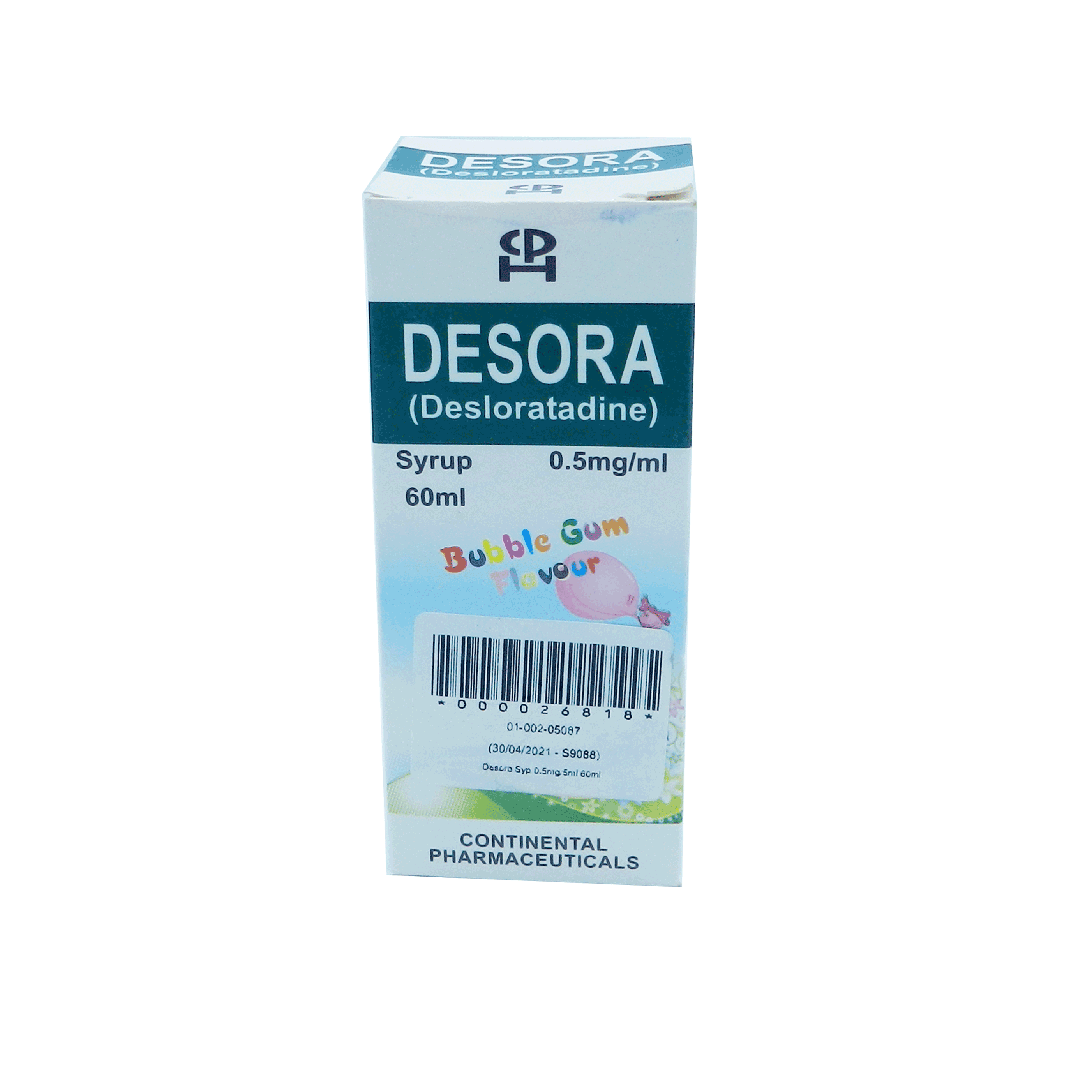 Desora syrup 0.5 mg/mL 60 mL