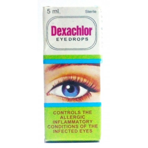 Dexachlor Eye Drops 0.1 %/0.5 % 5 mL