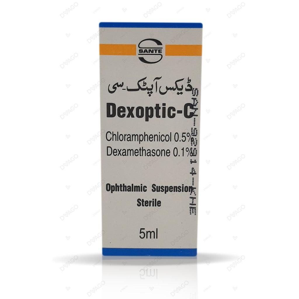 Dexoptic-C Eye Drops 0.1 %/0.5 % 5 mL