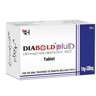 Diabold Plus tablet 1/500 mg 30’s