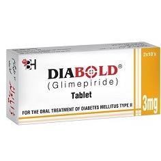 Diabold tablet 3 mg 2×10’s
