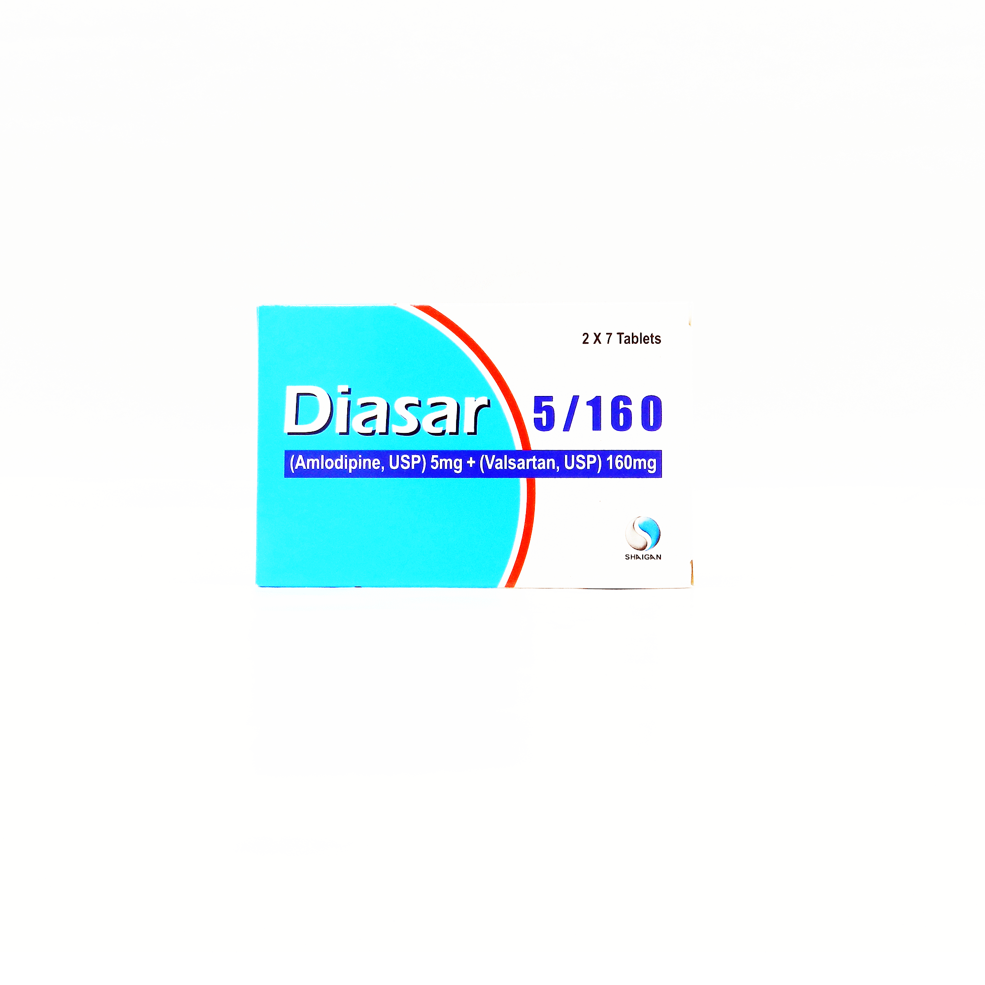 Diasar tablet 5/160 mg 14’s