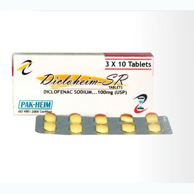 Dicloheim SR tablet 100 mg 3×10’s