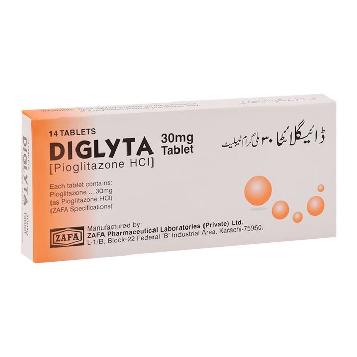 Diglyta tablet 30 mg 14’s