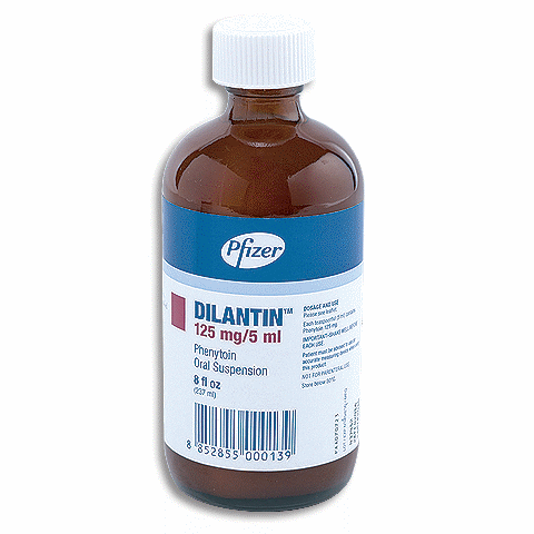Dilantin suspension 125 mg 120 mL
