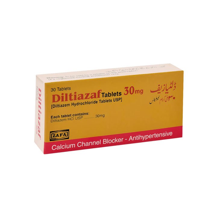 Diltiazaf tablet 30 mg 30’s