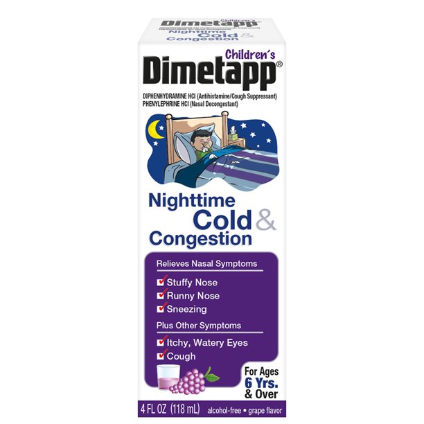 Dimetapp Syrup 4 Oz (Imp)