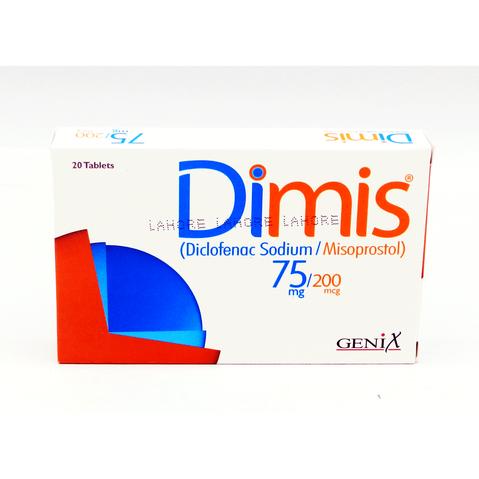 Dimis tablet 75/200 mg 2×10’s