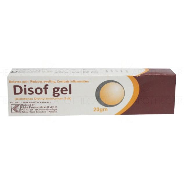 Disof 1.00% Gel 20 gm