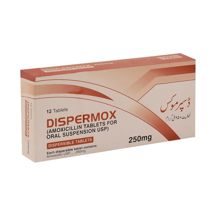 Dispermox tablet Dispersible 250 mg 12’s