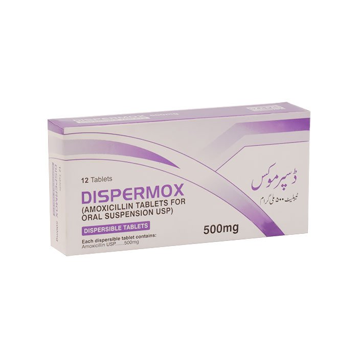 Dispermox tablet Dispersible 500 mg 12’s