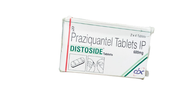 Distoside 8 tablet (praziquantel ) 600mg^