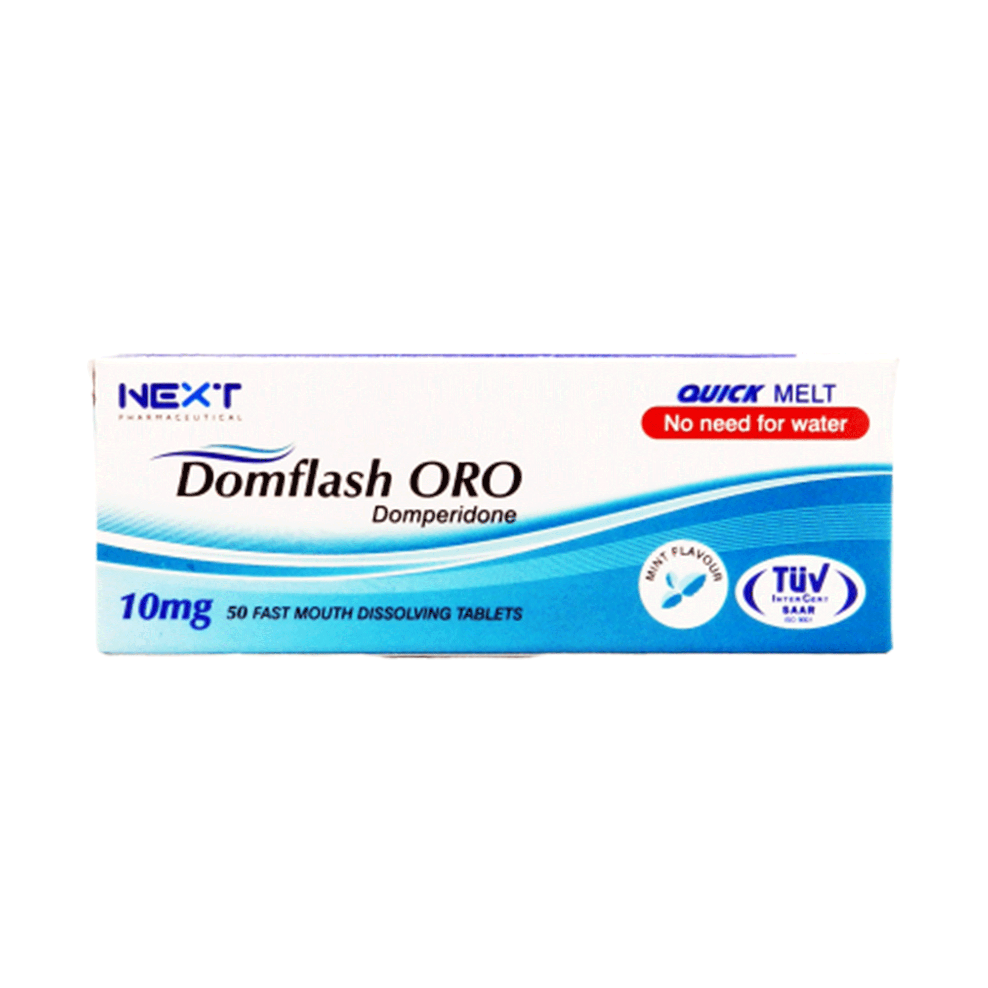 Domflash Dispersible Tab 10mg 50s