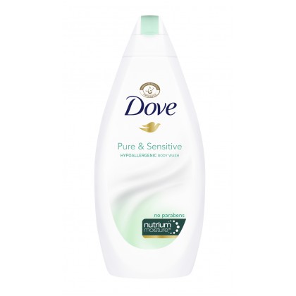 Dove Pure And Sensitive Body Wash (500ml)