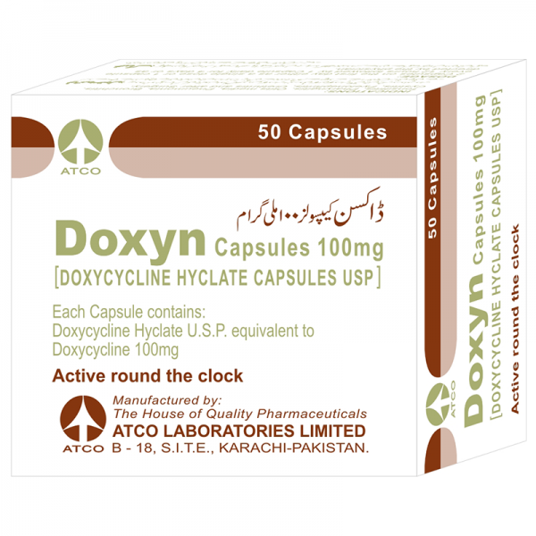 Doxyn capsule 100 mg 5×10’s