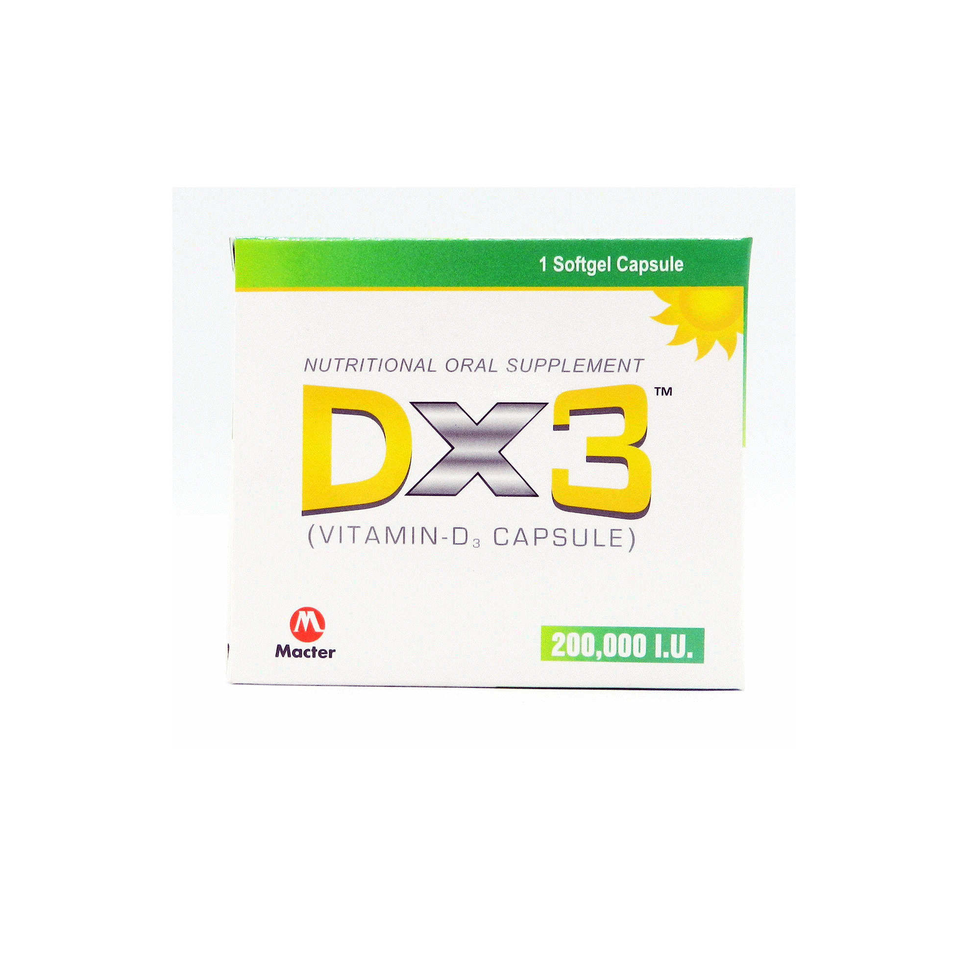 DX3 capsule 200000 IU 1’s
