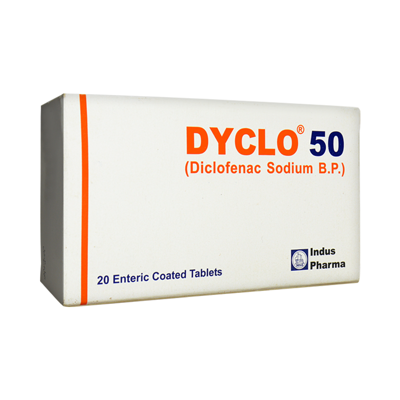 Dyclo tablet 50 mg 2×10’s