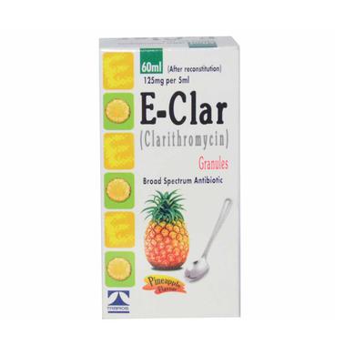 E-Clar suspension 125 mg 60 mL
