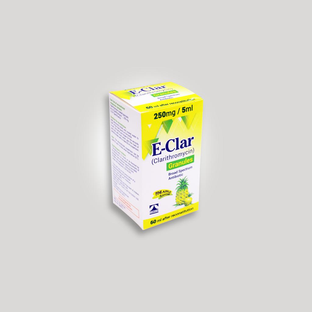 E-Clar suspension 250 mg 60 mL