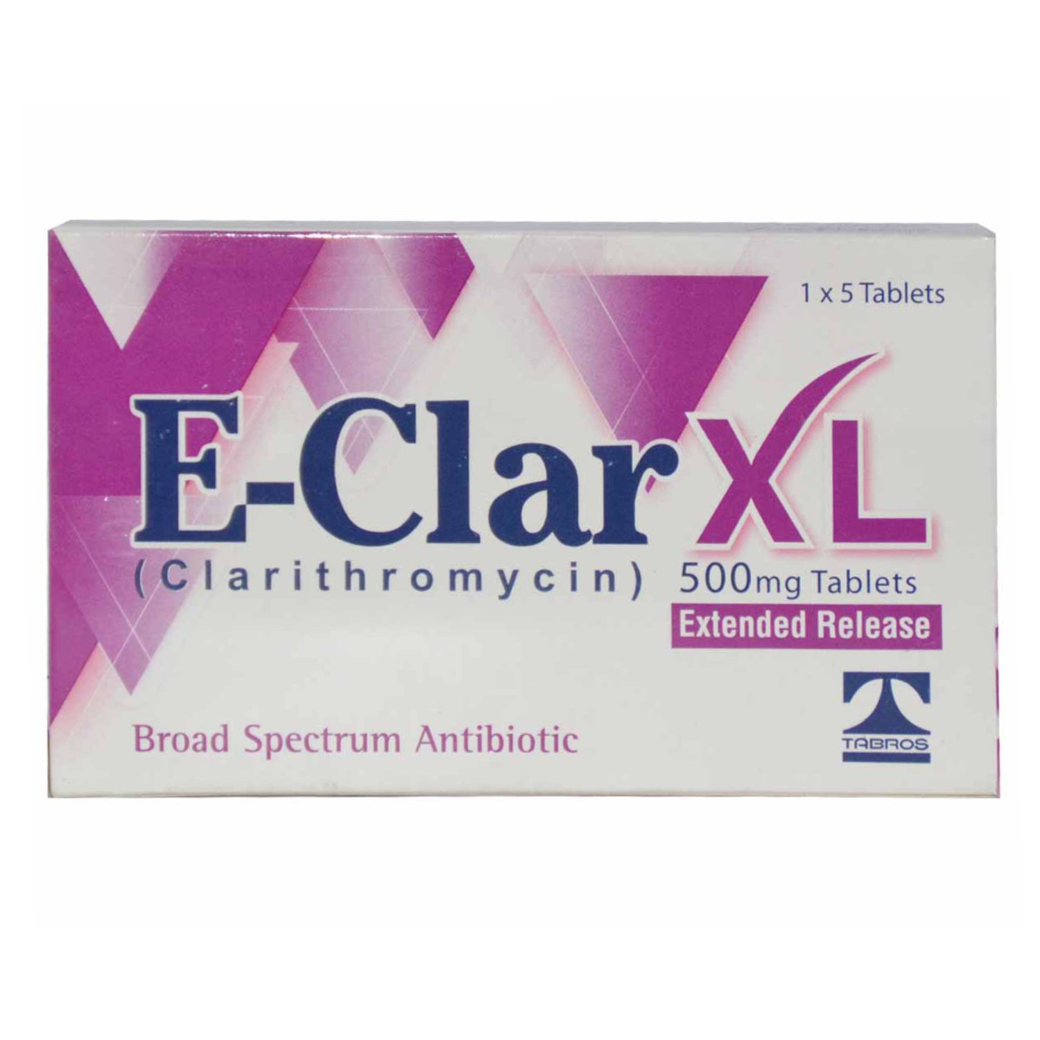 E-Clar tablet XL 500 mg 5’s