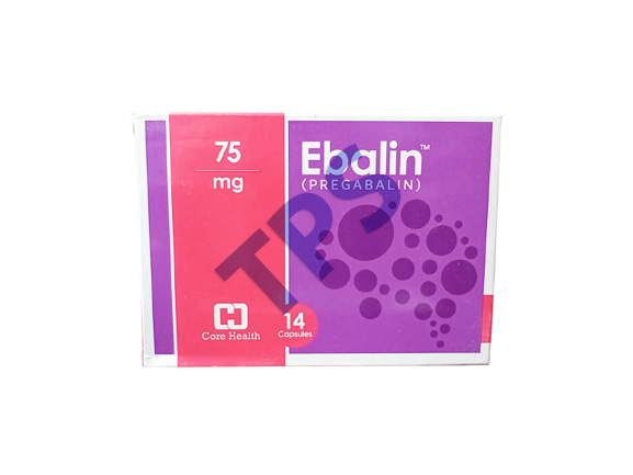 EBALIN 75MG CAPSULES 14S