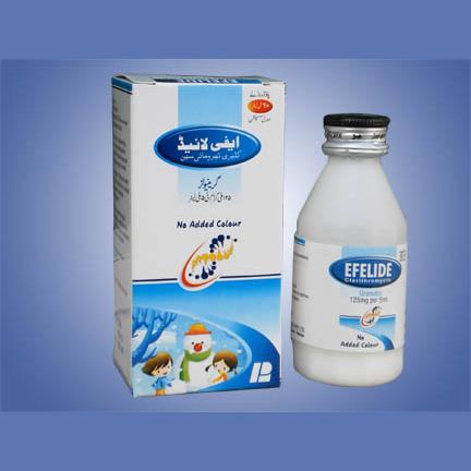 Efelide suspension 125 mg 60 mL