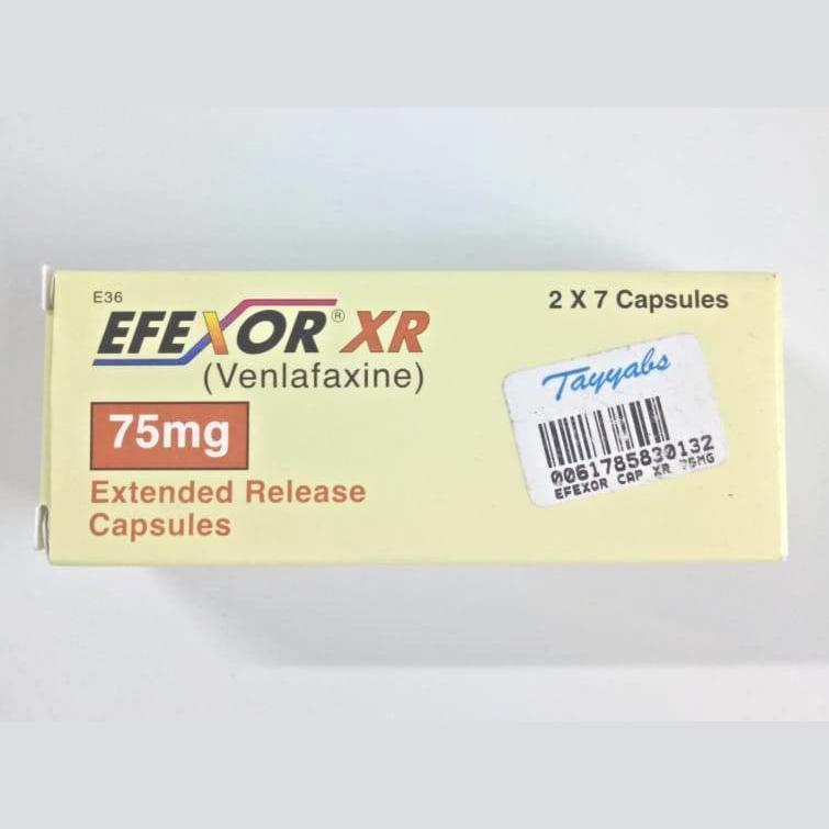 Efexor XR capsule 75 mg 2×7’s