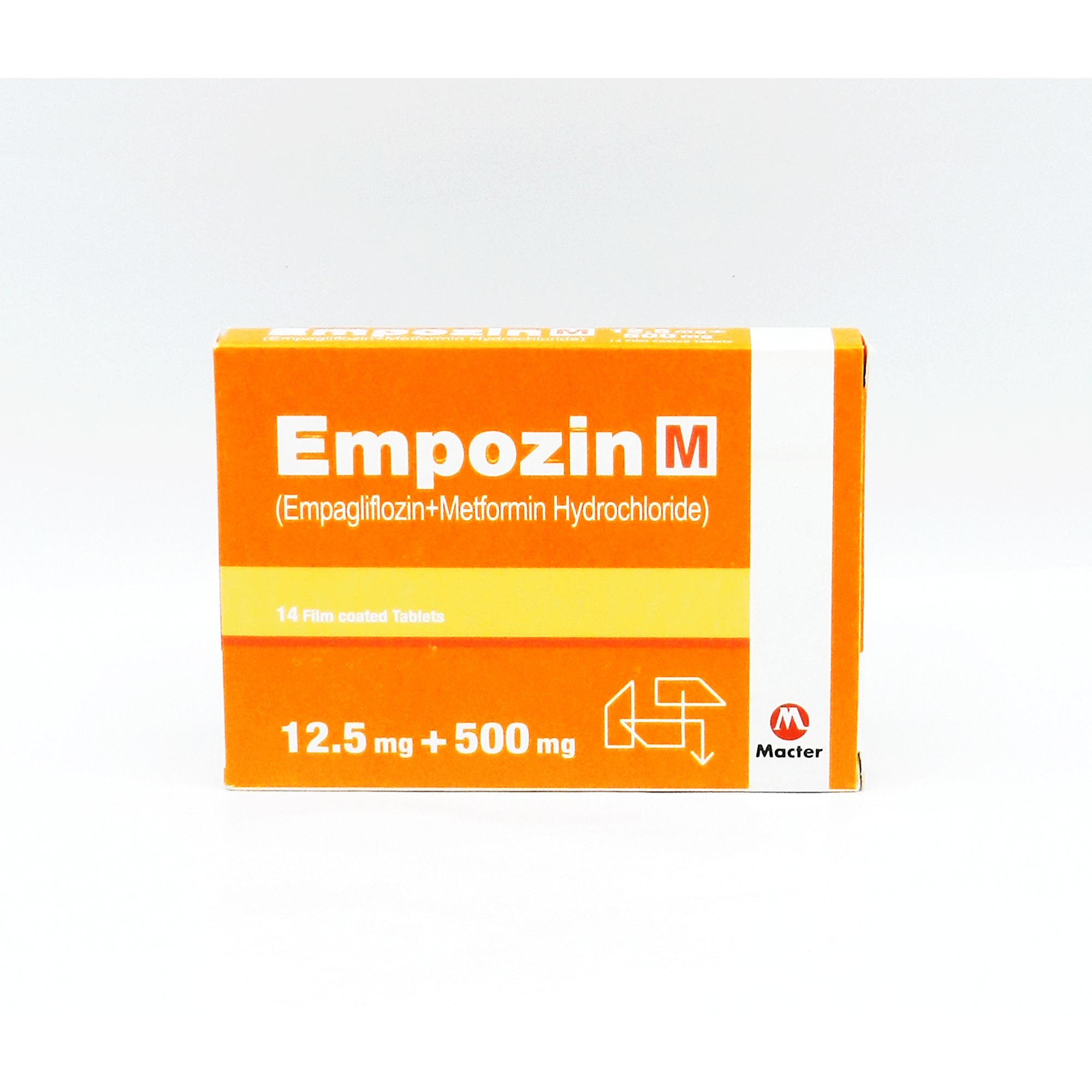 Empozim M 12.5/500mg Tab 14s