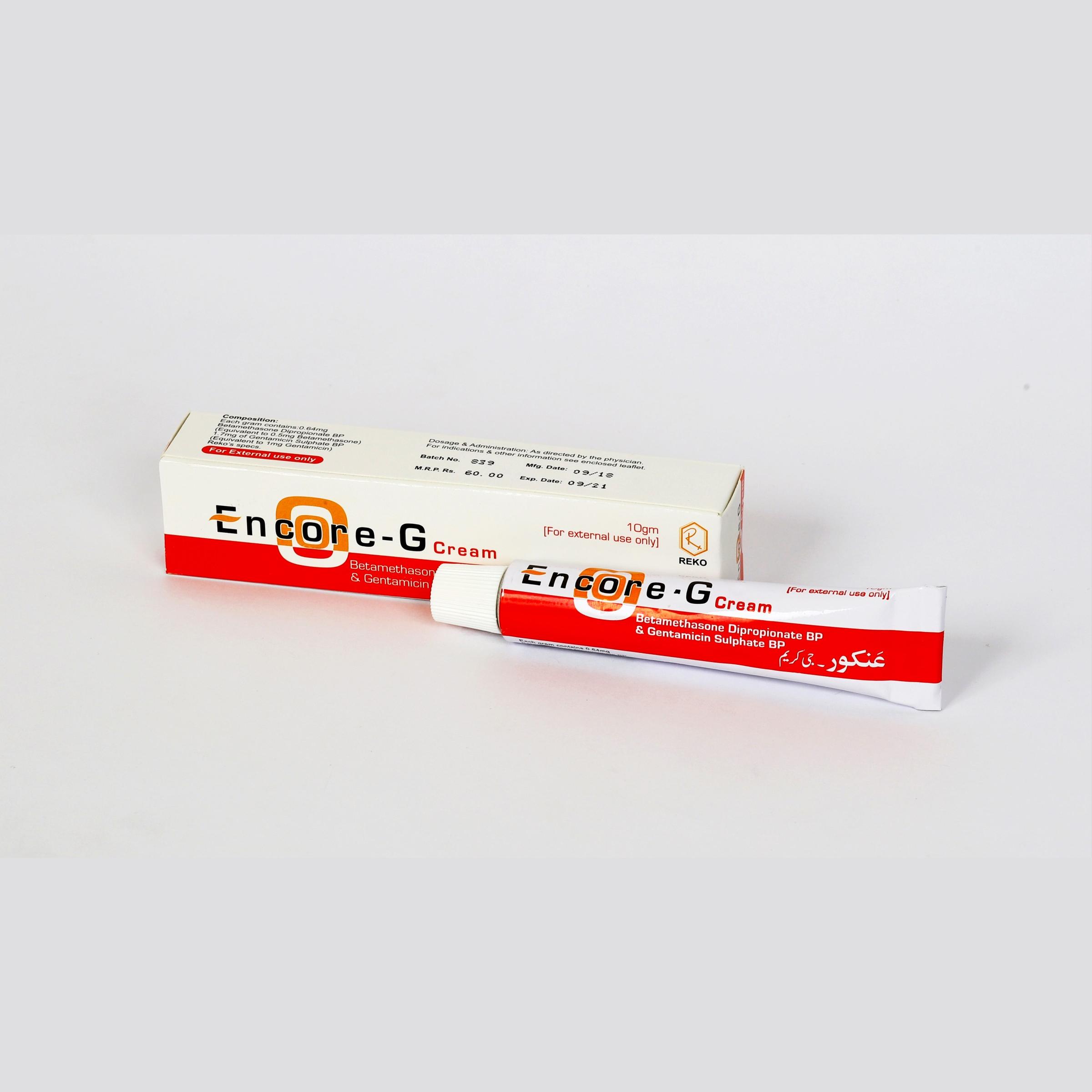 Encore G Cream 0.05/0.1 % 10 gm