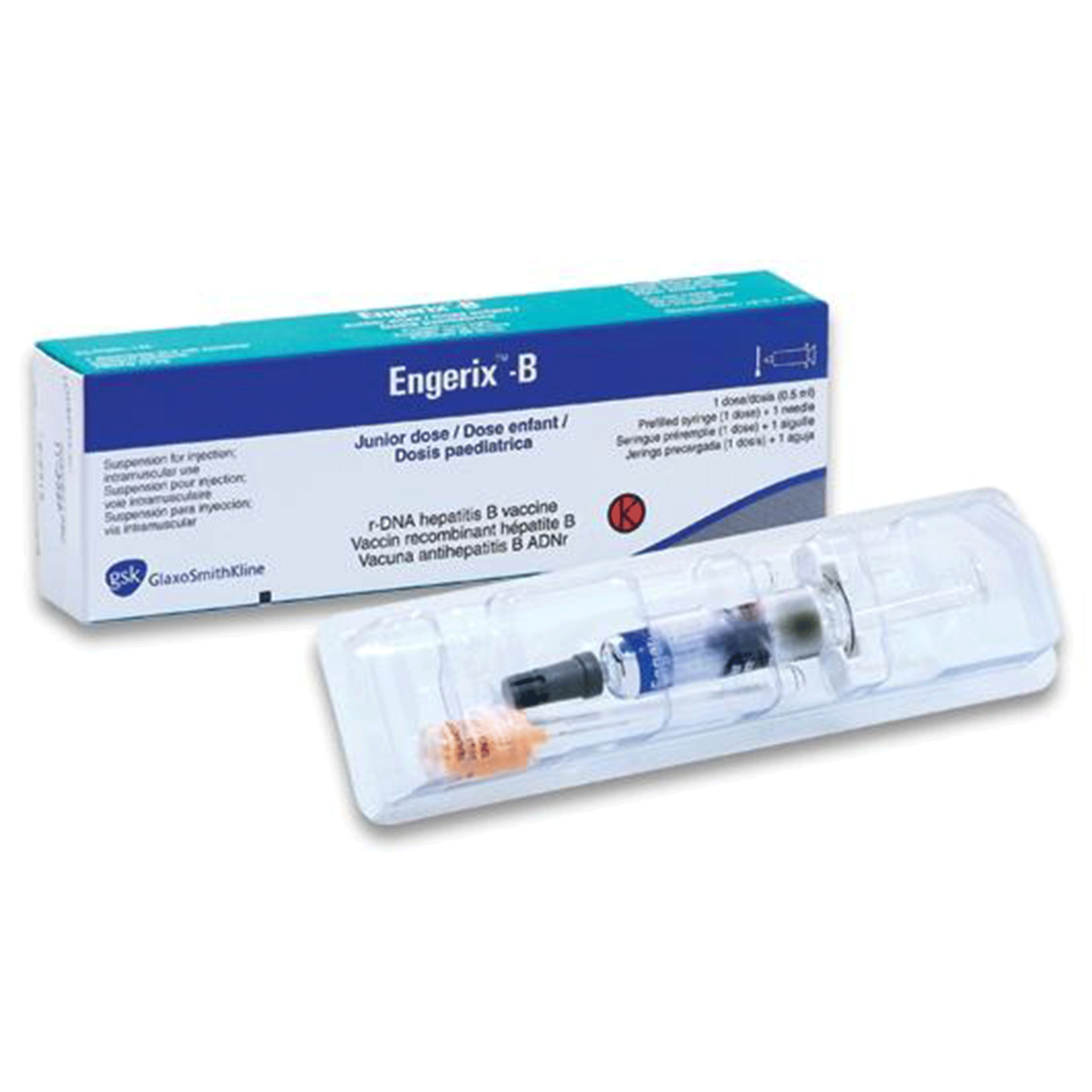 Engerix-B Pre-fill Syringe 10 µg 1 Pre filled Syringex.5 mL