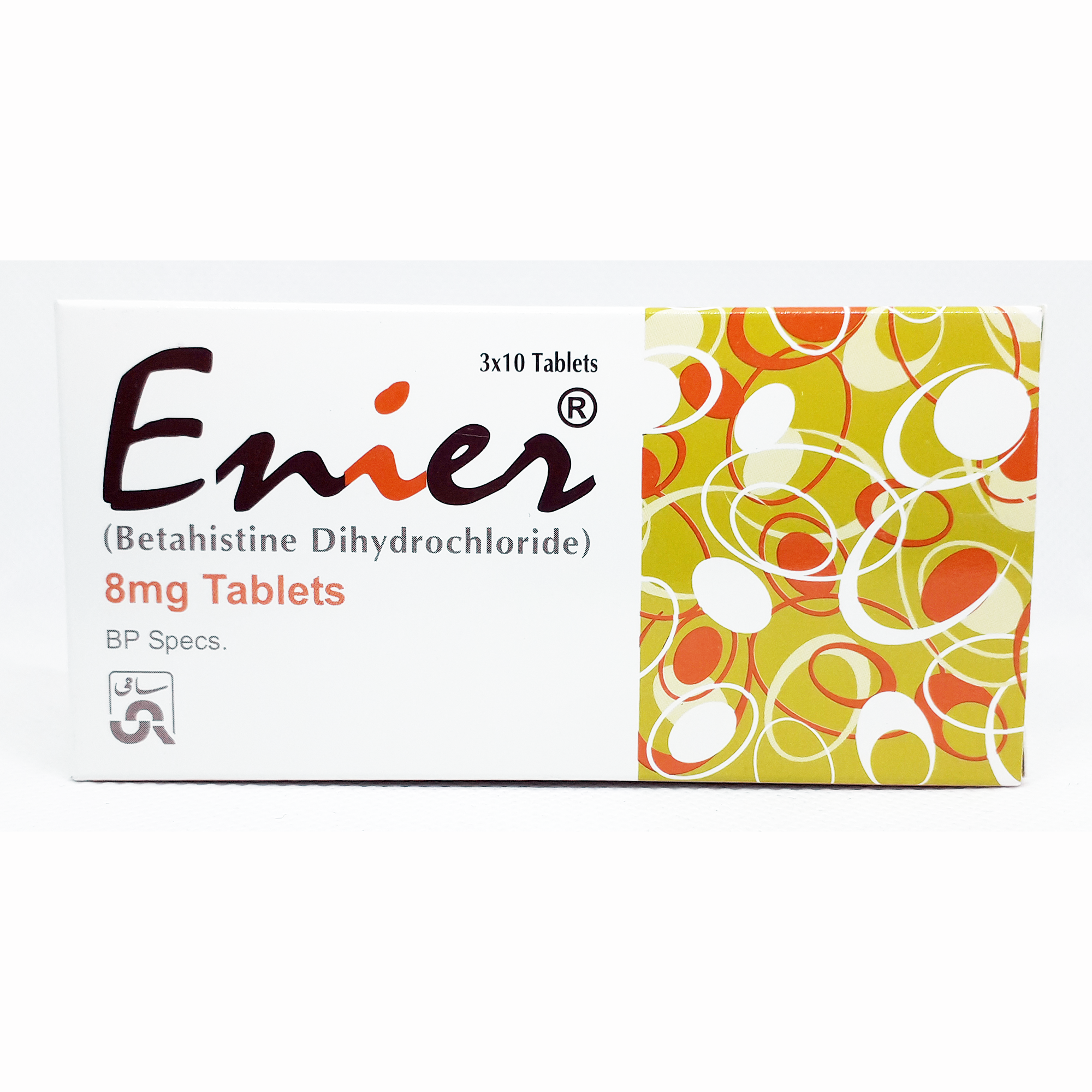 Enier tablet 8 mg 30’s