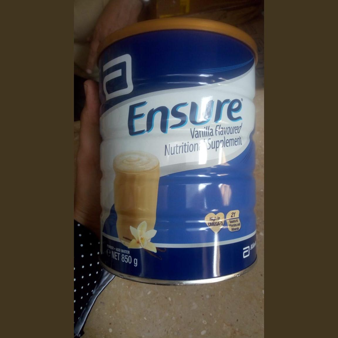Ensure Vanilla Flavoured High Omega 850g
