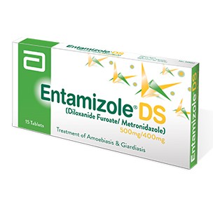 Entamizole tablet DS 15’s