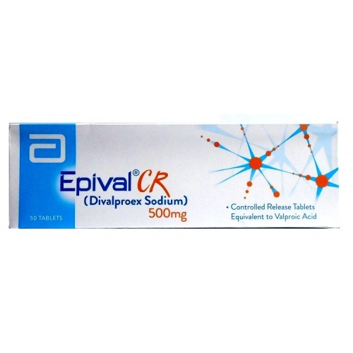 Epival CR tablet 500 mg 5×10’s