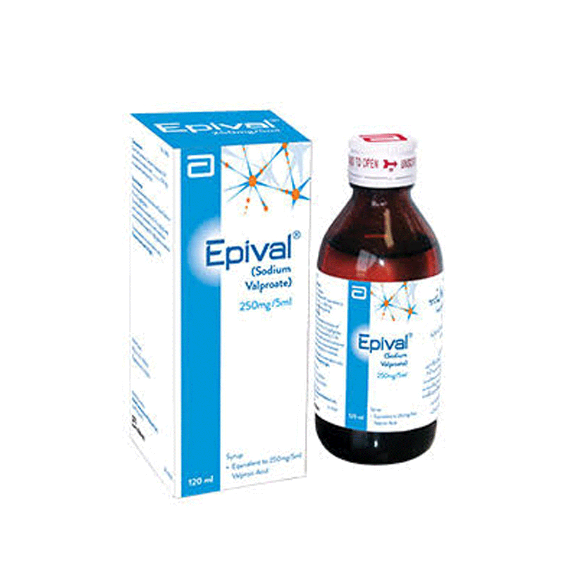Epival syrup 250 mg 120 mL