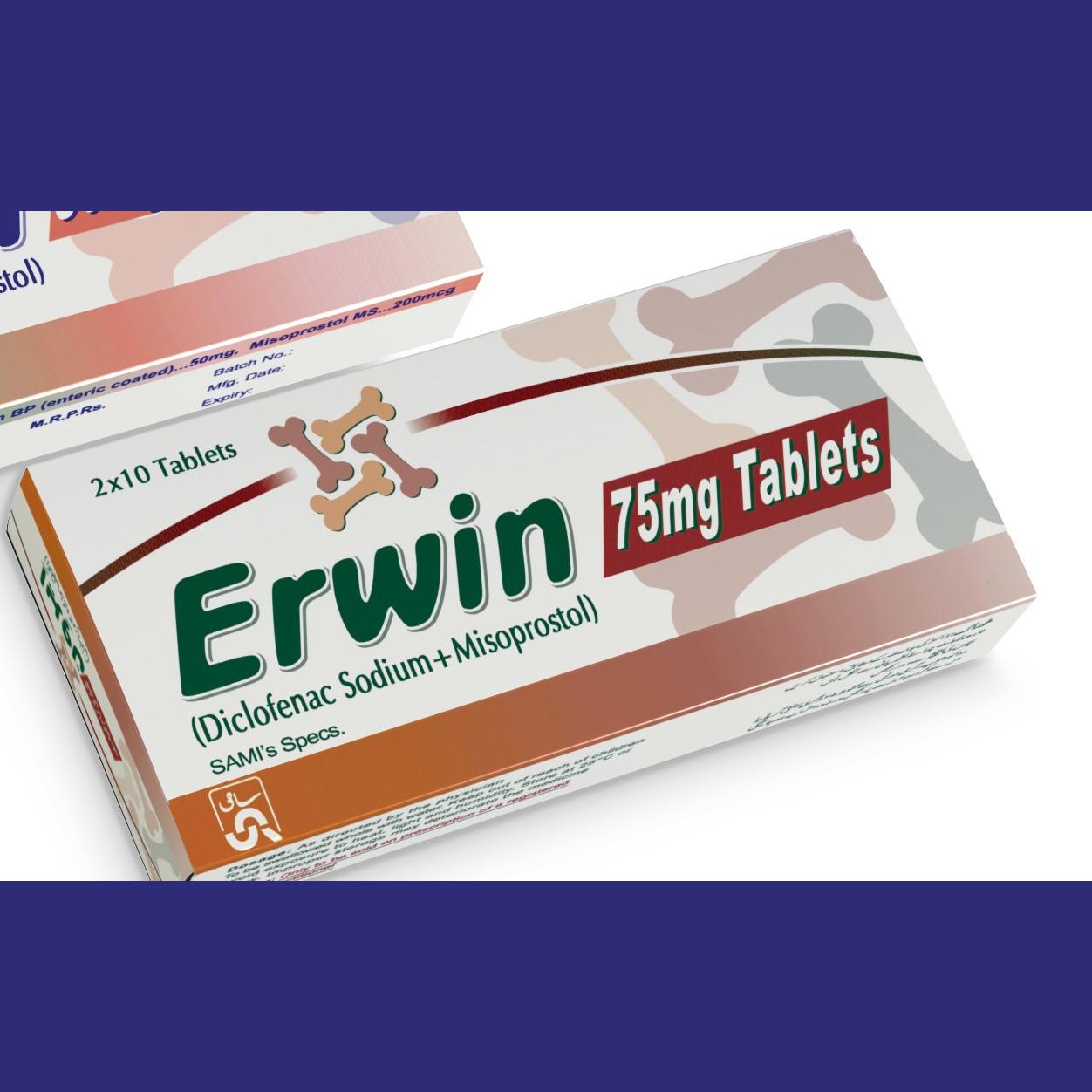 Erwin tablet 75/0.2 mg 20’s