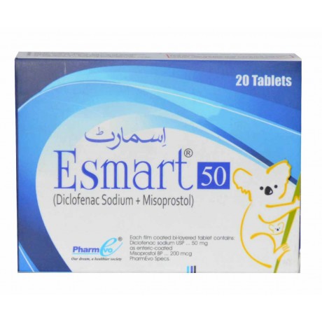 Esmart tablet 50/0.2 mg 20’s