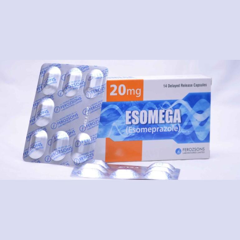 Esomega capsule 20 mg 2×7’s