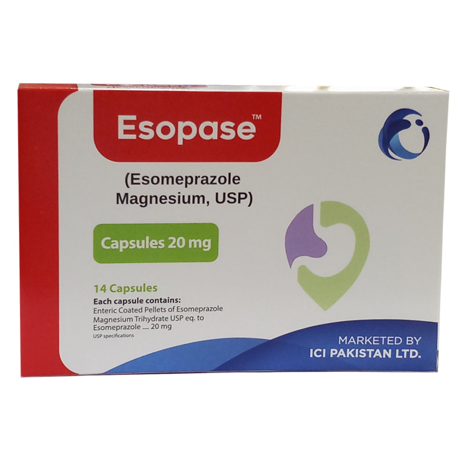 Esopase capsule 20 mg 14’s