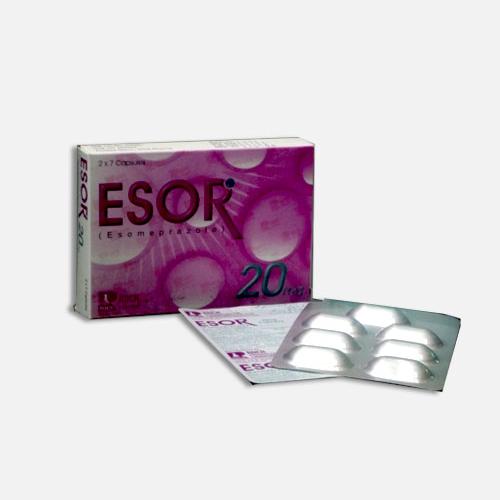 Esor capsule 20 mg 14’s